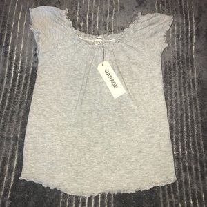 NWT!! GARAGE Over the shoulder tee shirt
